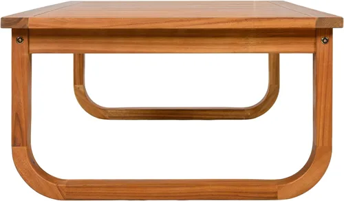 Vista 15 de Christopher Knight Home Coddy - Juego de muebles de patio de 4 plazas con mesa auxiliar, juego de conversación de madera de acacia para exteriores