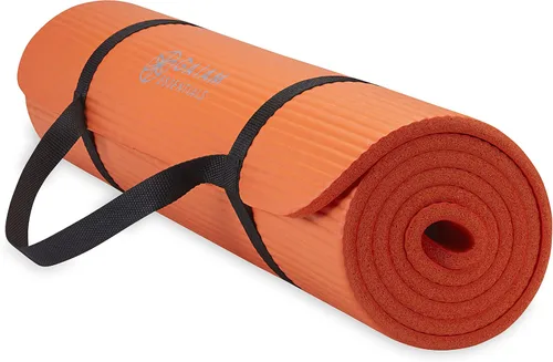 Vista 24 de Gaiam Tapete de yoga grueso, esterilla de ejercicio y fitness con correa de Balsam