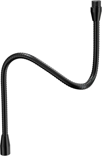 Vista 8 de ZealSound Brazo de manguera de metal multifuncional, cuello de cisne de micrófono de 13 pulgadas, extensión de soporte para soporte de piso