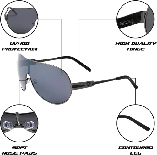 Vista 6 de Khan Indy - Gafas de sol de una pieza