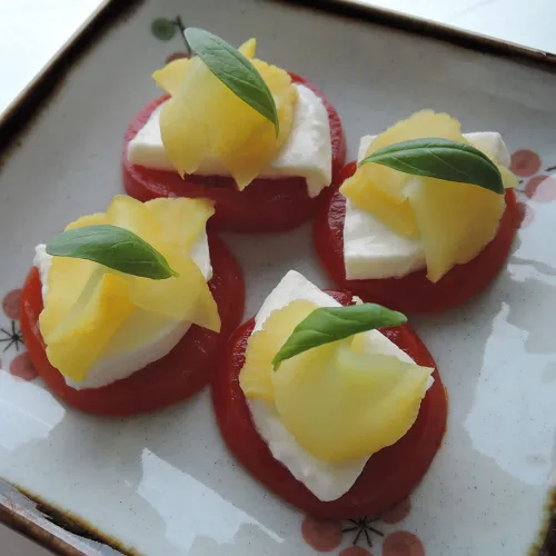 Vista 5 de Rábano daikon en escabeche sin gluten, 3.5 onzas x 3 paquetes, vegano, sin MSG, producto de Japón
