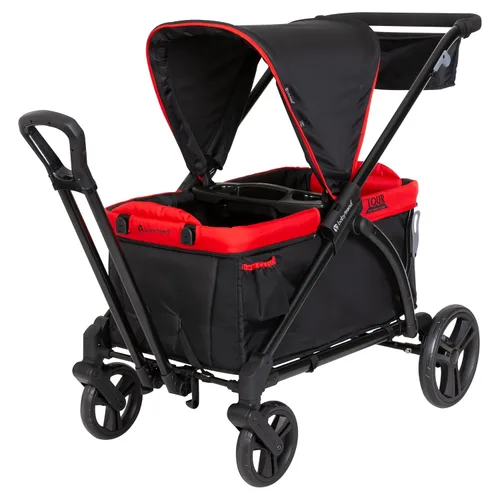 Vista 11 de Baby Trend Cochecito Vagón Expedition/Tour LTE 2 en 1, Azul Desierto