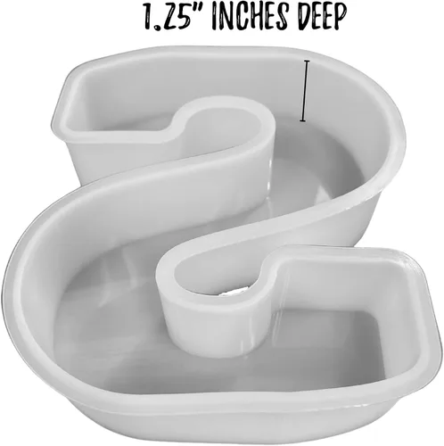 Vista 3 de Letras grandes del alfabeto de 7 pulgadas, moldes de resina con luz LED gigante, epoxi fresco para poner en base de madera, moldes de silicona