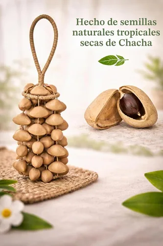 Vista 4 de Agitador de mano XXL (Juju Chacha Pangi Pala) Campana de mano Accesorios de percusión (Chacha)