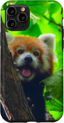 Vista 29 de Cute Funny Red Panda Smiling Tree Animal Nature Lover Gift Case for iPhone 17