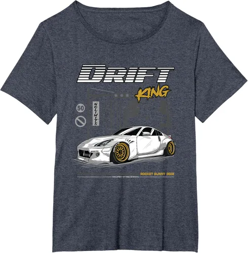 Vista 62 de Z34 370 Fairlady Z - Camiseta gráfica de cuerpo ancho, Negro, S
