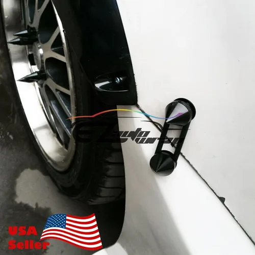 Vista 6 de EZAUTO WRAP Kit de fijadores de liberación rápida con espigas negras para parachoques de coche, maletero, guardabarros, tapas de escotilla