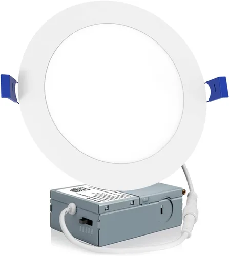 Vista 12 de Meconard - Paquete de 1 iluminación LED empotrable de 6 pulgadas, 3CCT, luz 5000k/4000k/3000k - 3ct blanco