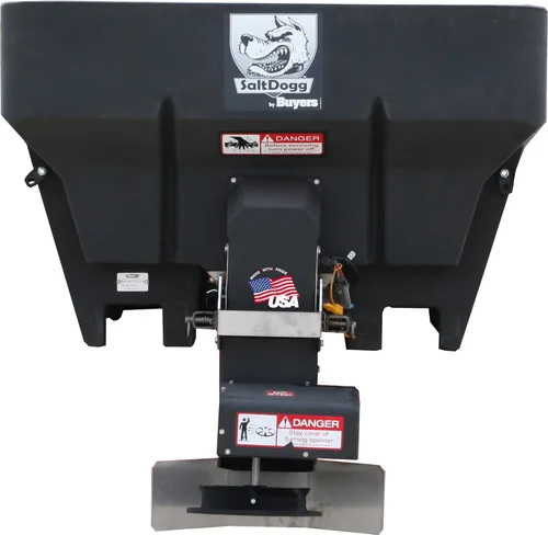 Vista 16 de Buyers Products SaltDogg SHPE2000 Esparcidor comercial de sal y arena con tolva de accionamiento eléctrico, fabricado en los Estados Unidos
