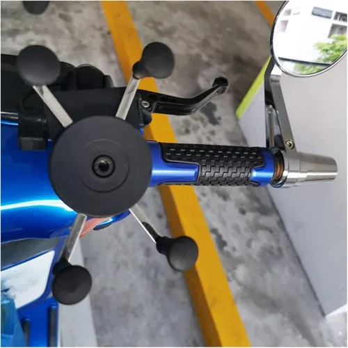Vista 3 de Empuñaduras de manillar de motocicleta para BMW R 1200 GS LC R1200GS R 1200GS R 1200GS ADV Adventure 2017 2018 2020 2021 Accesorios Agarres de Azul