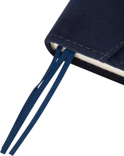 Vista 7 de Eccolo - Cuaderno rayado, diario de terciopelo de tapa dura para mujeres y hombres, 256 páginas marfil, diario de escritura único para el trabajo
