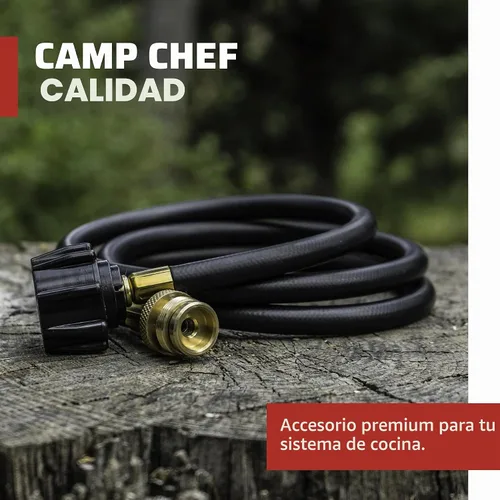 Vista 2 de Manguera adaptadora Camp Chef de 5 pies, para usar con reguladores HRDSP desechables