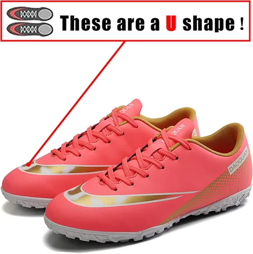 Vista 2 de HaloTeam Zapatos de fútbol para hombre botas de fútbol profesionales de alta calidad transpirables para interiores y exteriores TFAG