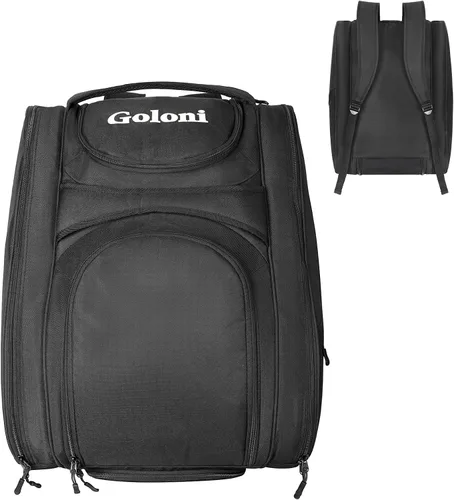 Vista 6 de Goloni Pickleball Bag Padel Racket Backpack Large Capacity for Men Women Separate Waterproof Shoes Compartment Pickleball Accessories -Thermal