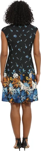 Vista 4 de London Times Women's Perfect Versatile Scuba Crepe Fit & Flare Dress Event Guest of Occasion Office Career