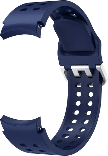 Vista 3 de Correas para Galaxy Watch 6 Classic de 1.850 in 1.693 in/Galaxy Watch 6 1.732 in 1.575 in, bandas de silicona de 0.787 pulgadas para Galaxy Watch 5