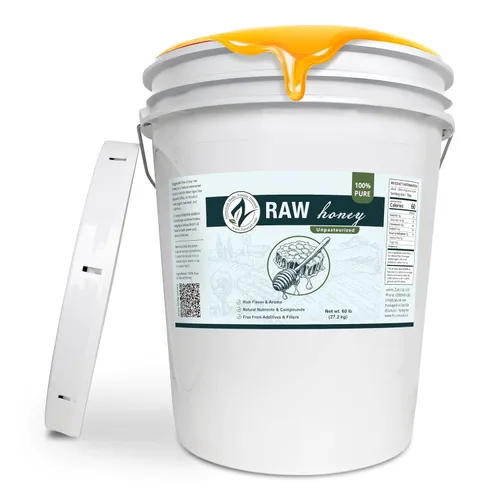 Vista 10 de Honey Raw Fresh Air Idaho Grado A Miel ámbar claro (3 libras)
