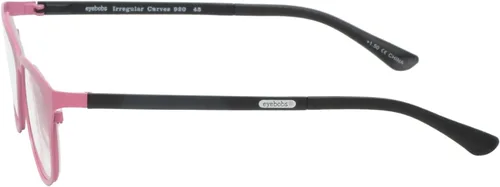 Vista 2 de Calabria EB Irregular Curves - Gafas de lectura cuadradas de metal, color rosa, negro, azul, filtro de luz o lente transparente para mujer