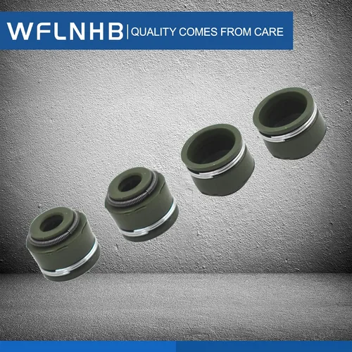 Vista 7 de WFLNHB 4 piezas de sellos de válvula de repuesto para Honda TRX400EX TRX250X Sportrax 300 400 Rincon 680 650 Foreman Rubicon 500 350 FourTrax 350 250