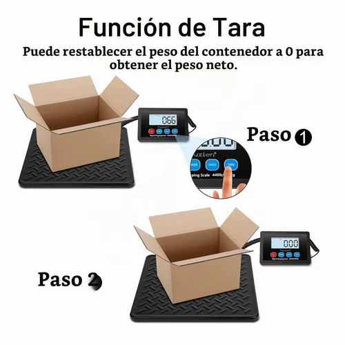 Vista 7 de Fuzion Balanza de Envío, Balanza Digital Postal de Alta Precisión de 440LB x 10g, Plataforma de Aleación de Acero Duradera, Balanza de Alta