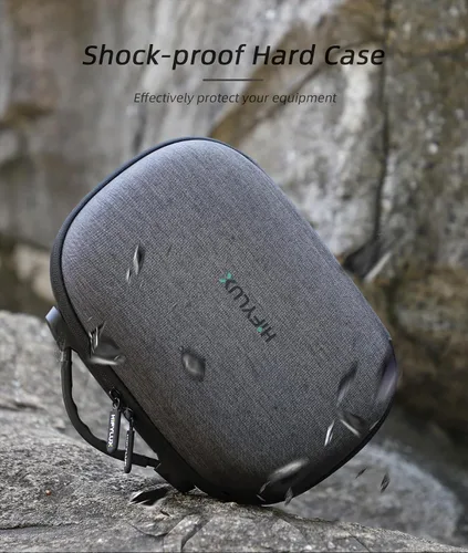 Vista 5 de Hooshion Carrying Case for Meta Quest 3 Accessories, Protector Travel Storage Case for Meta VR3 Official Gaming Headset and Touch Controllers, hard
