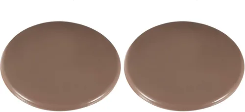 Vista 4 de uxcell Protectores de pared de 3.150 in autoadhesivos para tirador de puerta, tope de silicona marrón