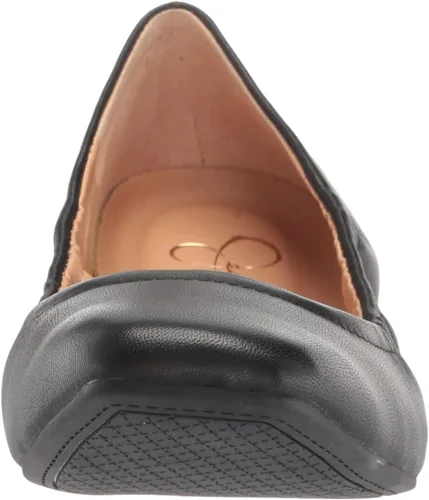Vista 2 de Jessica Simpson Zapatos planos tipo ballet Sandaze 2 de mezclilla con punta cuadrada para mujer