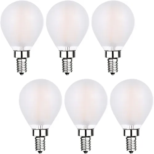 Vista 10 de Sunaiony Bombillas LED para candelabros equivalentes a 25 vatios, bombilla LED B11 de 2 W, base E12 blanca cálida de 2700 K, bombillas Edison