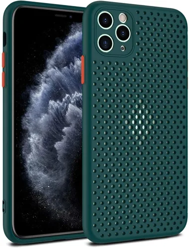 Vista 21 de Funda de disipación de calor para teléfono, nueva funda celular permeable con agujeros para disipación de calor, protección completa de lente