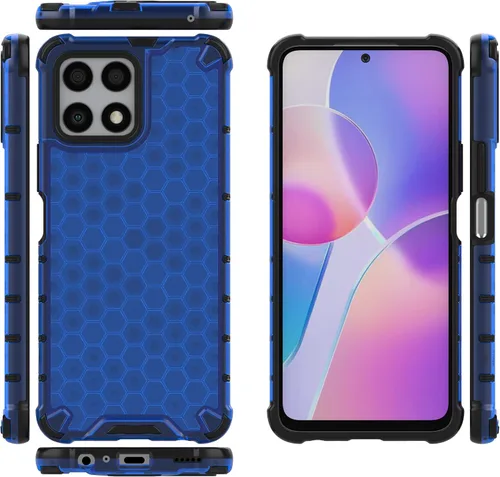 Vista 201 de Pzwoxukhov Funda compatible con Huawei Nova 3i, compatible con Huawei P Smart+ 2018 Honeycomb Anti-Drop Shock-Absorbing Case Negro