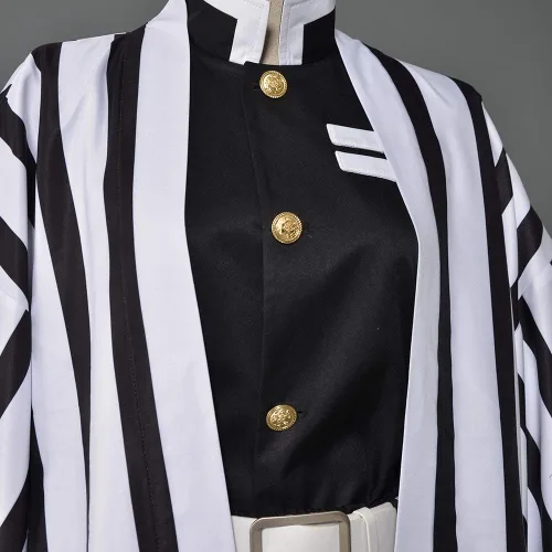 Vista 3 de miccostumes Obanai Iguro - Disfraz de kimono para hombre