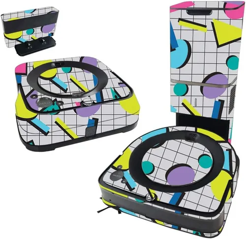 Vista 24 de MightySkins Skin compatible con iRobot Roomba s9+ Vacuum & Braava Jet m6 Bundle – Storm Cloud, funda de vinilo duradera y única Fácil de aplicar