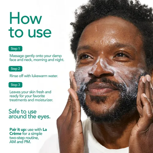 Vista 6 de Doré - Le Cleanser Gel to Milk Daily Face Cleanser Limpiador hidratante suave para piel seca y sensible Desmaquillante para mujeres y hombres