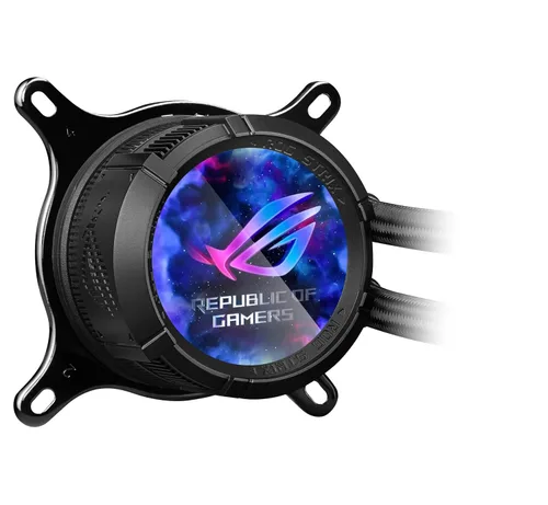 Vista 10 de ASUS Enfriador líquido ROG Strix LC III 360 ARGB LCD todo en uno para CPU - Intel® LGA 1700, 1200, 115X - AMD Socket AM4, AM5 - con LCD IPS de 2.1