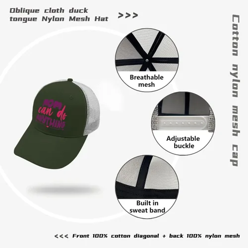 Vista 7 de devor Baseball Caps mom can do Anything Baseball Cap, Funny Dad Hat for Men