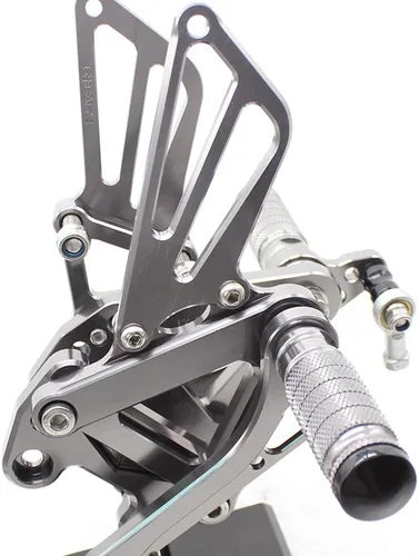 Vista 6 de Krace - Juego de reposapiés trasero para Kawasaki Ninja ZX6R ZX9R 1999-2002, ZZR600 2005-2008, reposapiés traseros, pedales de freno y cambio