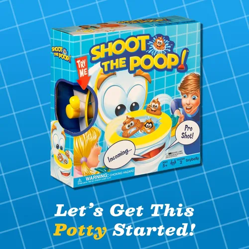 Vista 7 de Brybelly Shoot The Poop - El juego original de inodoro parlante para niños y familias - Divertido juego de lanzamiento de caca de acción rápida