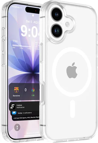 Vista 15 de WRJ Funda magnética mate para iPhone Air de 6.5 pulgadas, [compatible con Magsafe] [protección contra caídas de grado militar], delgada Negro