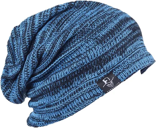 Vista 95 de FORBUSITE Gorro de punto largo holgado para hombre para verano e invierno, de gran