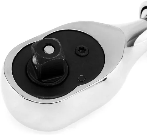 Vista 6 de ChgImposs Llave de trinquete estándar de 3/8 pulgadas, llave telescópica extensible flexible de 72 dientes, llave Allen, longitud de la llave