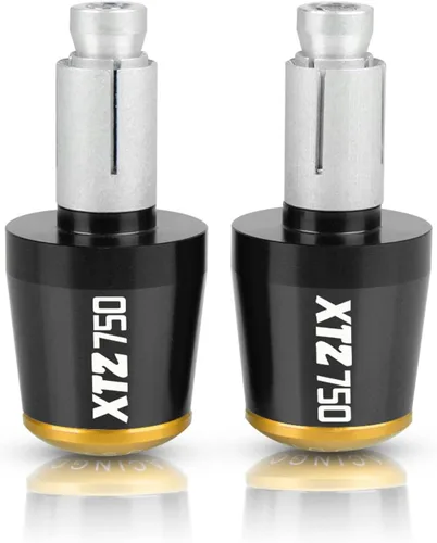 Vista 5 de Extremos de manillar de motocicleta para XTZ 750 XTZ750 Super TENERE 1989-1996 22MM manillar Grips Cap Anti vibración Silder Plugs (Color : 1)