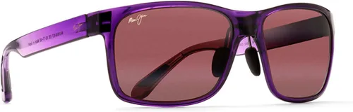 Vista 2 de Maui Jim Gafas de sol rectangulares polarizadas de ajuste universal para hombre y mujer Red Sands
