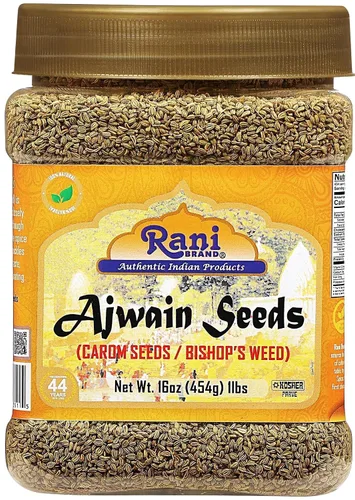 Vista 10 de Rani Ajwain Polvo (Carom Bishops Weed) Especias molidas 3oz (85g) Tarro PET ~ Todo natural Vegano Apto para gluten Sin OMG Kosher Origen