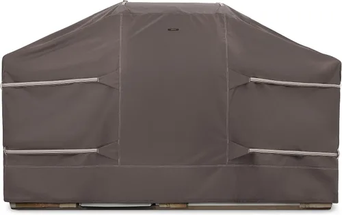Vista 13 de Classic Accessories Ravenna - Cubierta para parrilla de barbacoa resistente al agua de 98 pulgadas para isla con cabezal de parrilla central