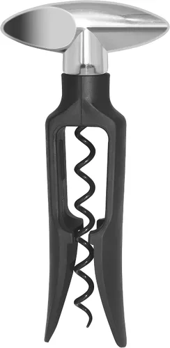 Vista 10 de OGGI Abridor de botellas de vino compatible con la TSA, sacacorchos para camareros, con mango de madera, palanca con doble bisagra, abrebotellas