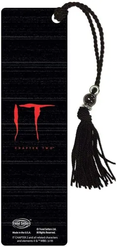 Vista 3 de IT Chapter Two – Pennywise – Evil Within IT – Marcapáginas brillante con borla para regalar y coleccionar USBMP819