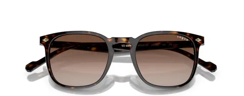 Vista 5 de Vogue Eyewear Man Sunglasses Dark Havana Frame, Brown Gradient Lenses, 49MM