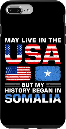 Vista 12 de iPhone 16 USA Flag America Somalia Flag Somalian Roots Country Case