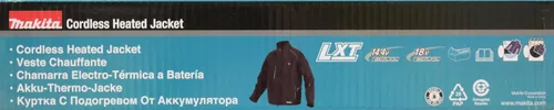 Vista 24 de Makita DCJ205ZS LXT Chaleco con calentador, de 18 voltios, solo (negro, S), pequeño