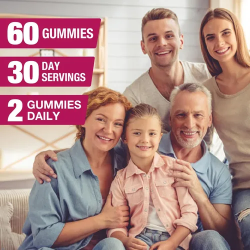 Vista 7 de Gomitas de magnesio L-treonato de 1000 mg, suplemento de treonato de magnesio sin azúcar para niños y adultos, soporte del sistema nervioso